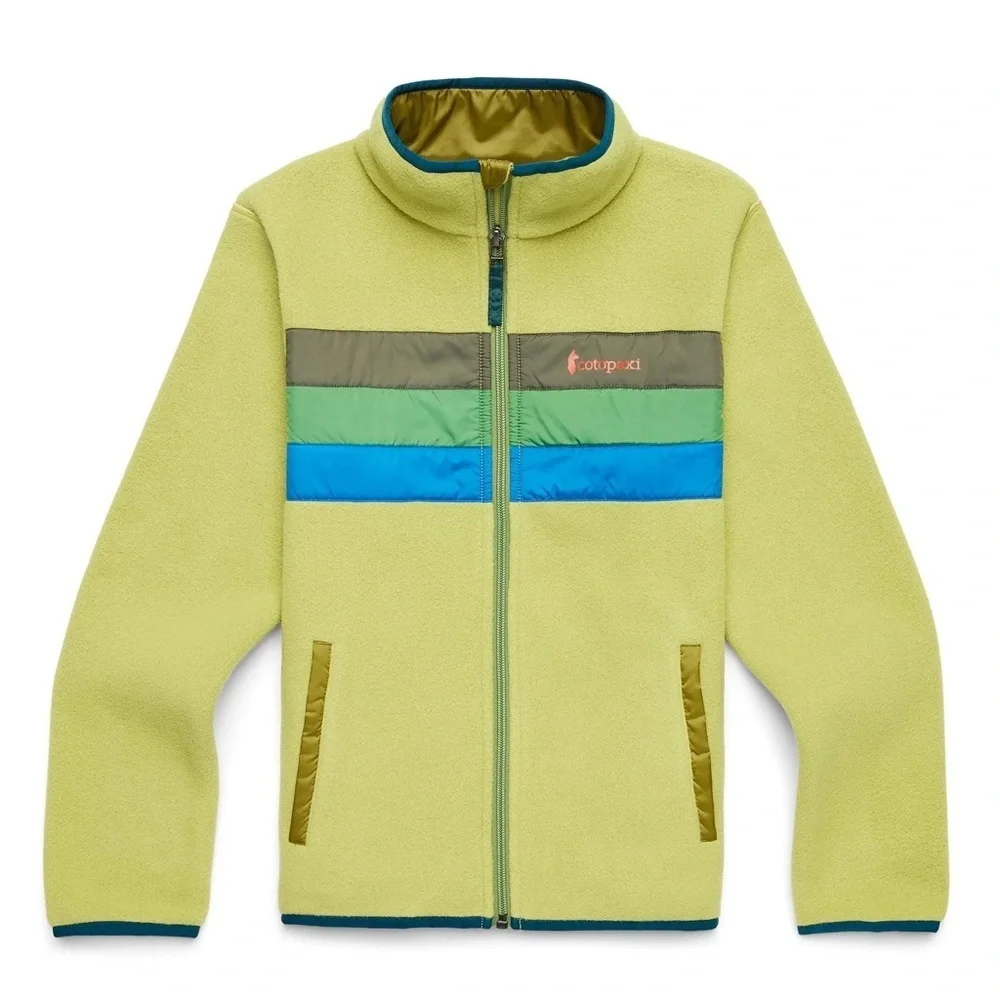 NWT Cotopaxi Teca Fleece Jacket Kids Retro Gorpcore Camping Reflective Hiking